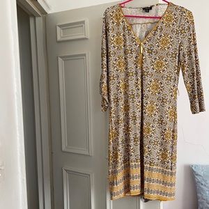 Women’s dress yellow color PL size like new